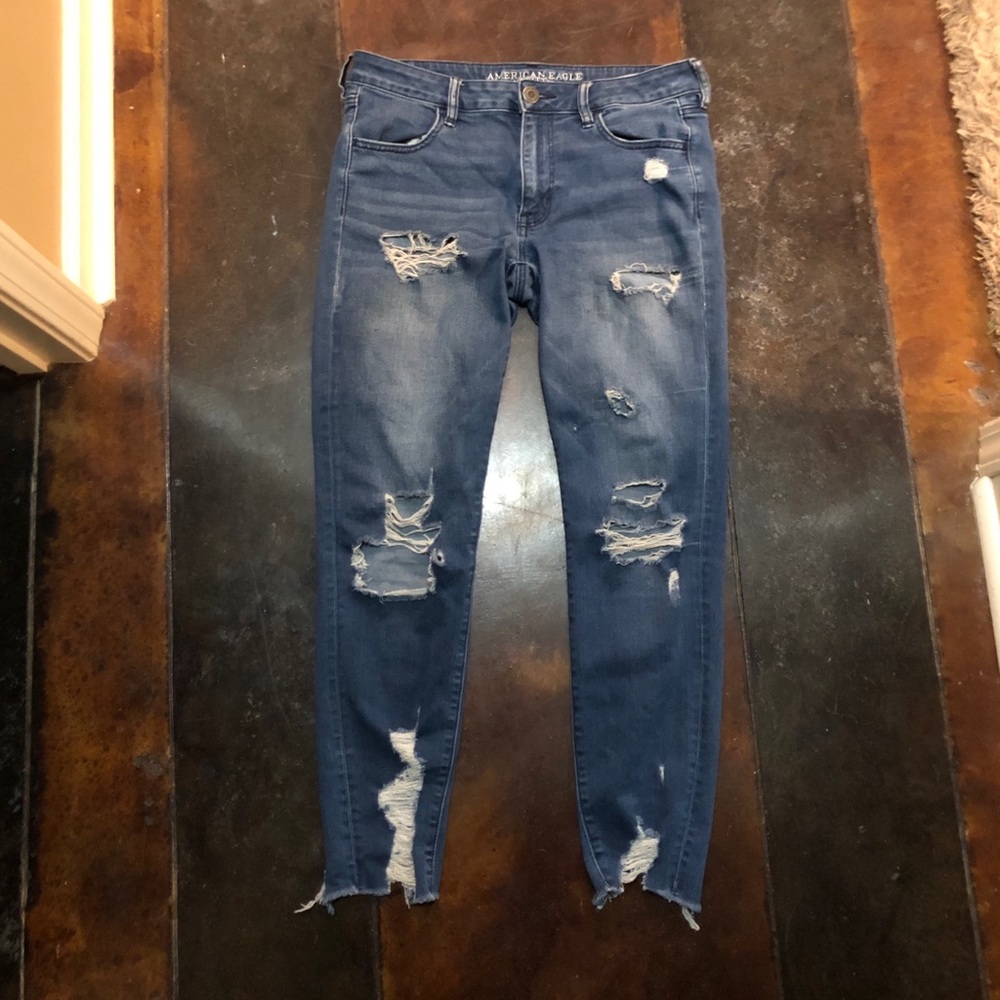 american eagle super stretch jeggings